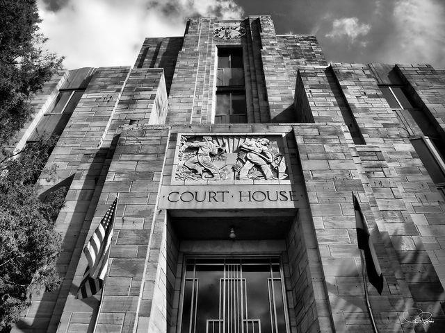 The Old Boulder County Courthouse.  Boulder, Colorado. Art Deco. 1933